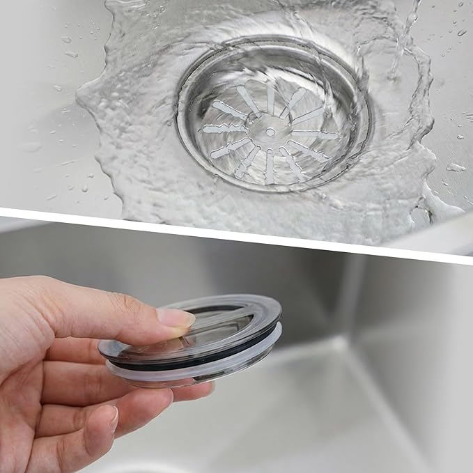 2-in-1 Over the Sink Colander & Dish Basin Combo, Dishpan for Kitchen Sink, Stainless Steel Sink With Strainer Basket, Vegetable and Fruit Washing, Food Straining & Dish Washing