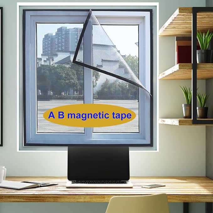 Paired A+B 3/4 inch Magnets Tapes 10FT, a b Magnetic Strips Match to Use with Strong Adhesive Backing, Flexible Magnetic Strips for DIY Craftings -2Pack