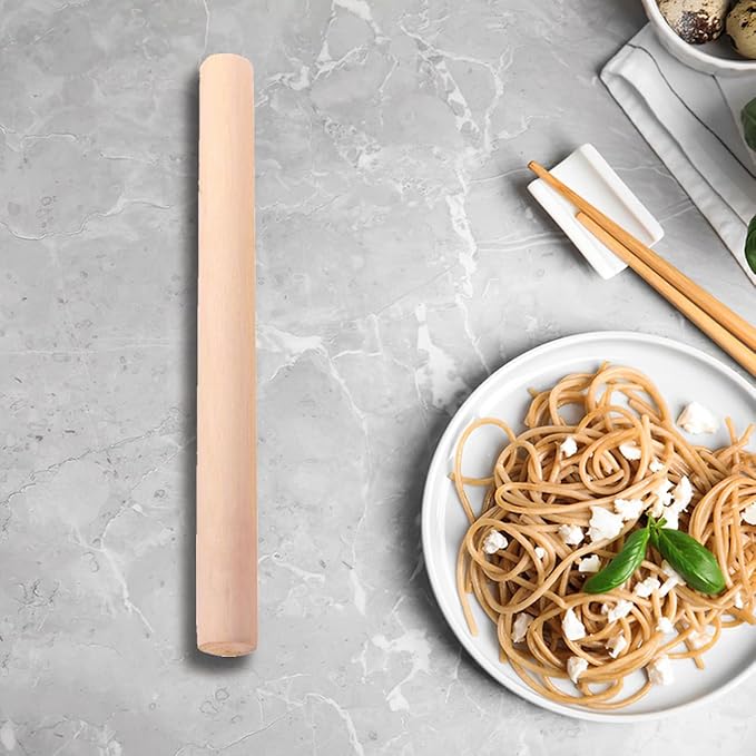 LABRIMP 10pcs Rolling Pin Wooden Dough Roller French Cookies from France Wood Biscuits Dough- Smooth Roller Wood Dough Roller Baking Tool Clay Tools Pie Crust Cake Dumpling