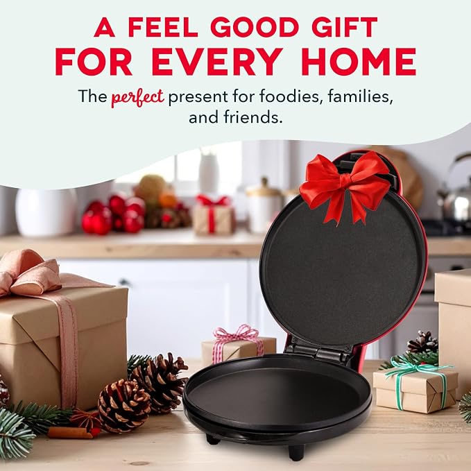 Dash Round Express Electric - Pancake Maker & Eggs Griddle System - Healthy Breakfast Maker - Quick Heat-Up & Easy Cleanup - nonstick surface - Aqua
