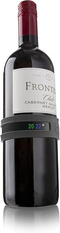 Vacu Vin Wine and Champagne Bottle Snap Thermometer - Purple