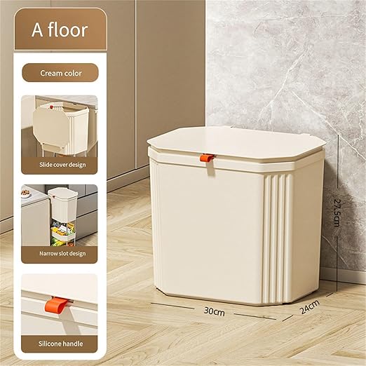 Mounting Kitchen Trash Holders Storage Shelf Garbage Holders ClutterFree Countertop for Apartment Space Saving Trash Bin Organizers