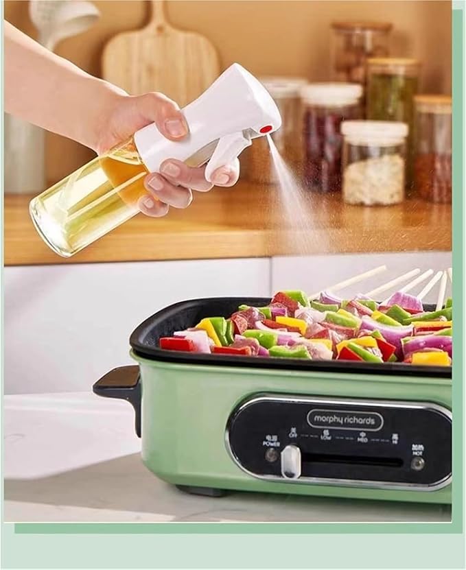 Oil Sprayer, 10pcs Oil Sprayer Bottle For Cooking Spray Mister For Air Fryer BBQ Kitchen,for Kitchen, Air Fryer(White)