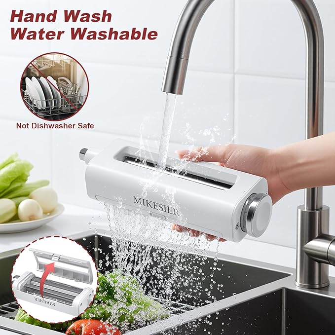 3 Pieces Pasta Maker Attachment for Kitchenaid Stand Mixers, Noodle Maker 3 PCs Set of Pasta Roller Fettuccine Cutter Spaghetti Cutter, Pasta Attachments Accessories with Cleaning Brush