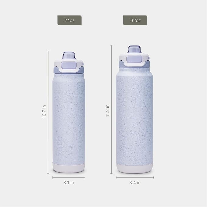 ZULU Powerfill Pro 24oz Stainless Steel Water Bottle - Glacier Drift