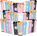 Skylety 36 Pcs Back to School Teachers Gifts Teacher Appreciation Gifts Teacher Deals Bulk Reusable Plastic Coffee Cup with Lid for First Day of School Party Decorations (Pastel)