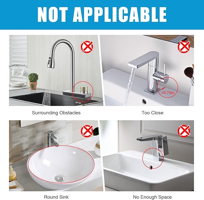 Faucet Mat for Kitchen Sink, Stone Faucet Mat for Kitchen Tray 17.71*3.94*0.35in Square Hole Prevents Moisture Buildup, Suitable for Bathroom Countertop Faucets Around Sink (dark grey Short Version)