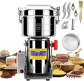 Grain Mill Grinder Electric Flour, 750g Corn Fine Powder Rice Grinder Wheat Mill for Home Kitchen Commercial Stainless Steel Spice Food Pepper Coffee Beans (Swing Type)