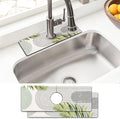 Sink Faucet Absorbing Mat, 2 Pack Drying Mat Around Faucet Sink Splash Guard Behind Faucet Sinkmat For Kitchen Bathroom Island Rv 15 * 5.5 Inch (38 * 14 cm)
