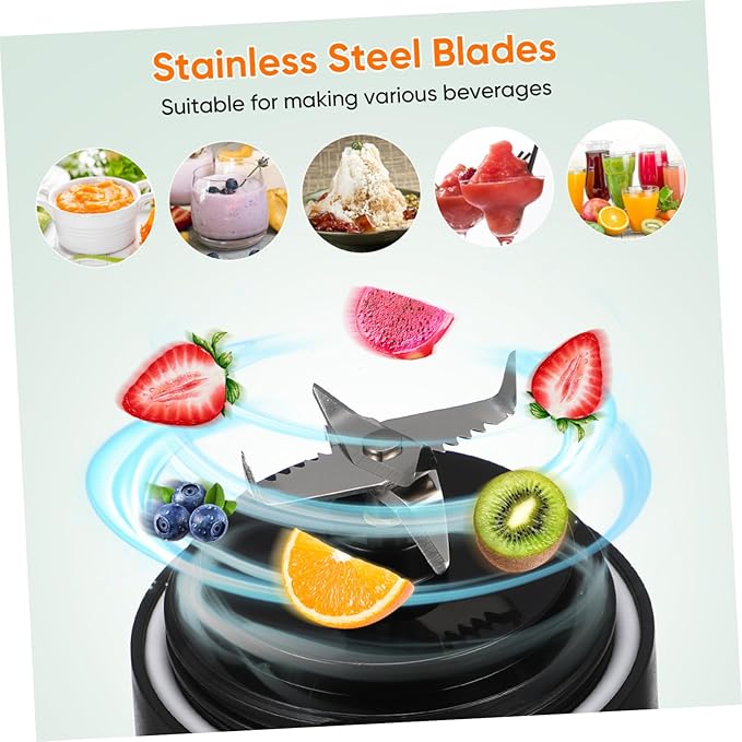Portable Cordless Juicer Fruit Mixing Bottle for Fresh Juice Lightweight Design for Travel Home Use Easy Stylish Look