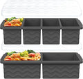 Silicone Freezer Molds for Soup with Lid, 1-Cup & 2-Cup Large Ice Cube Trays Food Storage Containers for Meal Prep, Freeze 500mL/250mL/125mL Portions – 2 Pack