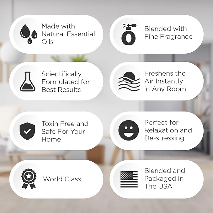 Blaze Away White Tea West Air Freshener Spray, Commercial Room Spray for Hotels & Spas - Long Lasting Hotel Scent Room Fresheners, Deodorizer (2 Fl Oz (Pack of 1))