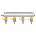 Kegco AD4 Aluminum 4-Way Kegerator Beer Gas/Air Distributor