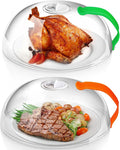 Microwave Cover for Food Splatter, BPA Free, Microwave Plate Cover Guard Lid with Handle, Food Cover Steam Vents Keeps Microwave Oven Clean-2 Pack