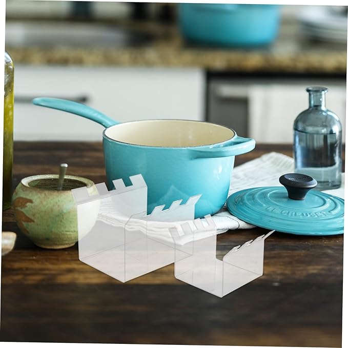 2pcs Filling Freezer Bag Stand Kitchen Bag Holder Prep Rack Holder Acrylic Storage Rack Portable
