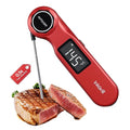 Professional Meat Thermometer Digital 0.5s Instant Read Thermometer ±0.5°F Accuracy, 1.42" Backlit Display Waterproof Cooking Thermometer, Food Thermometer for BBQ Cooking, Candy, Back Magnet