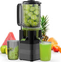 Juicer Machines with 5.8" Wide Feed Chute, Masticating Juicer for Whole Vegetables & Fruits, Cold Press Juicer,Juice Extractor Machine Easy to Clean, (grey, 5.8)