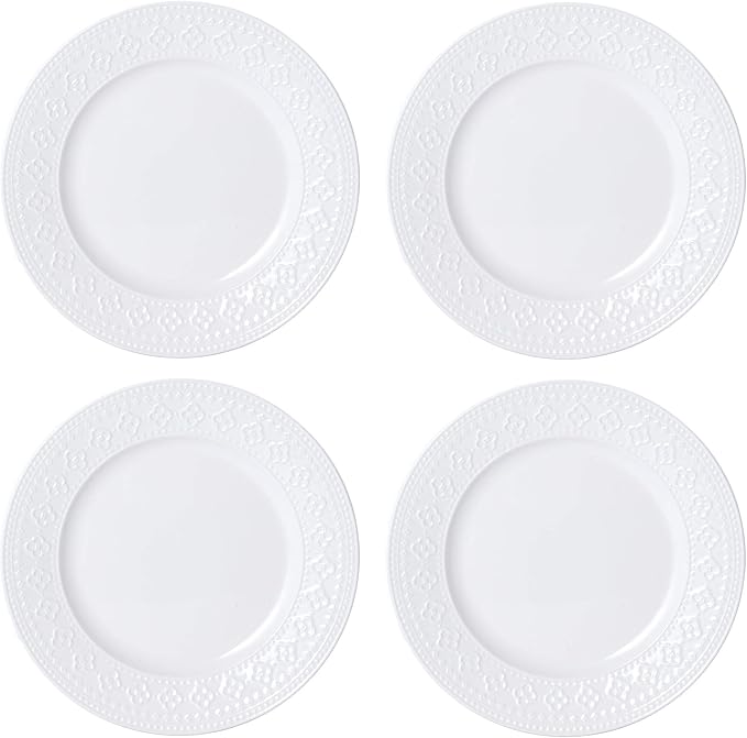 Pfaltzgraff Haisley 12-Piece Dinnerware Set, White
