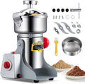 Grain Mill Grinder, 800g Electric Grain Mill for Flour, 3000W High-speed Wheat Grinder with Bottle-Cap Style Sealing Lid, 110V Commercial Powder Grinder for Dry Spice Bean Grains Coffee Pepper