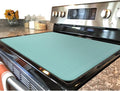 YUHFERA Stove Top Cover for Electric Stove - Silicone Stove Mat for Glass Top, Glass Cooktop Protector, XL Dish Drying Mats For Kitchen,Oven Covers for Electric Stove (Aqua,30 x 21)