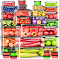 RockBerry 66 Pcs Food Storage Containers with Lids Airtight