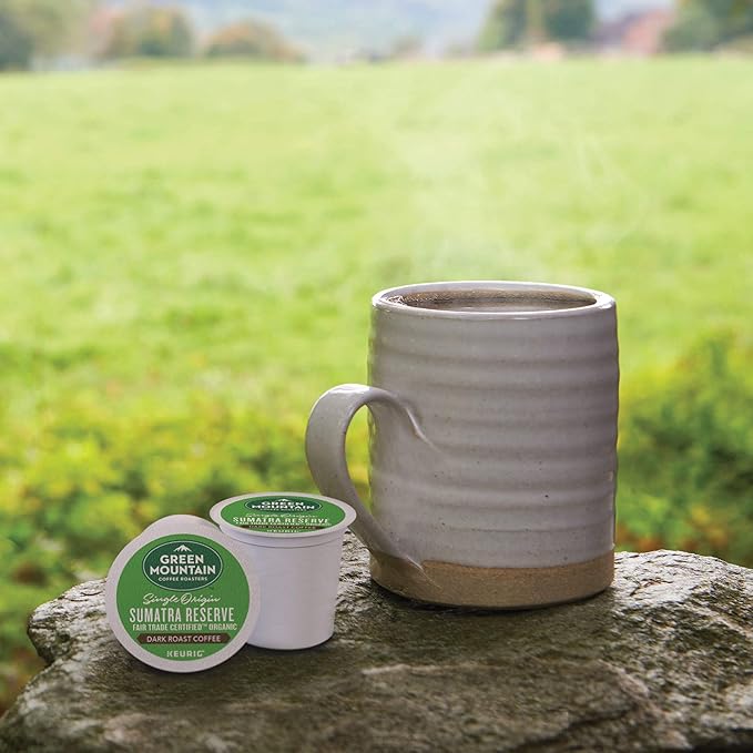 Green Mountain Coffee Roasters Sumatra Reserve, Single-Serve Keurig K-Cup Pods, Dark Roast Coffee Pods, 96 Count