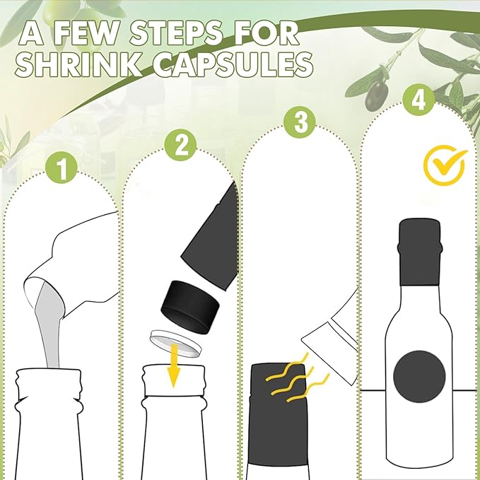 Havawish 50 Pcs 3oz Homemade Olive Oil Glass Bottles Hot Sauce Bottles with Leak Proof Screw Cap Funnel Bottle for Storing Homemade Olive Oil Wedding Baby Shower Holiday Gifts Favors(Clear)