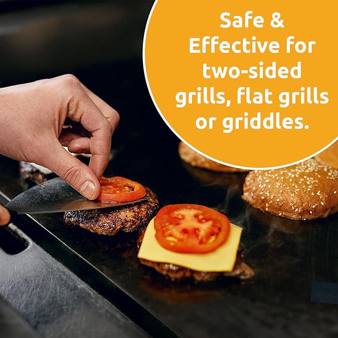 Stera Sheen - Grill Cleaner - Food Safe, Non-Caustic Formula - Restaurant & Cafe Quality Cleaner for Flat Top Grills and Griddles - Remove Tough Encrusted Grease - 32 fl oz Bottle (4 count)