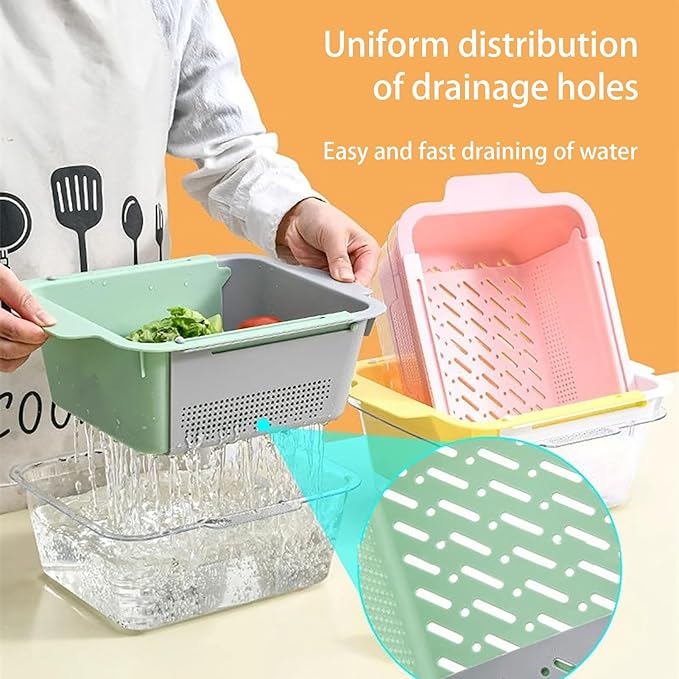 Plastic Dish Drying Rack for Kitchen Counter, Anti-Slip Dish Drainer Over the Sink, Extendable Dish Rack Cutlery Holder(Pink)