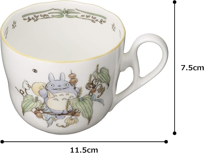Noritake TT97857/4924-10 Noritake My Neighbor Totoro Mug (Small) 1 Piece Microwave Safe Bone China