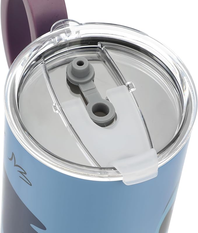 Disney's Stitch 40 Oz Stainless Steel Tumbler With Scultped Ears Handle