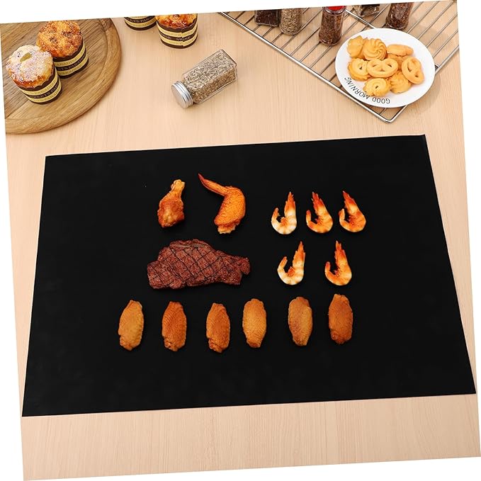 9pcs Reusable Non-stick Baking Mats Oven Liners for Bottom Grill Cooking Heavy Duty Easy to Clean Versatile Safe Material
