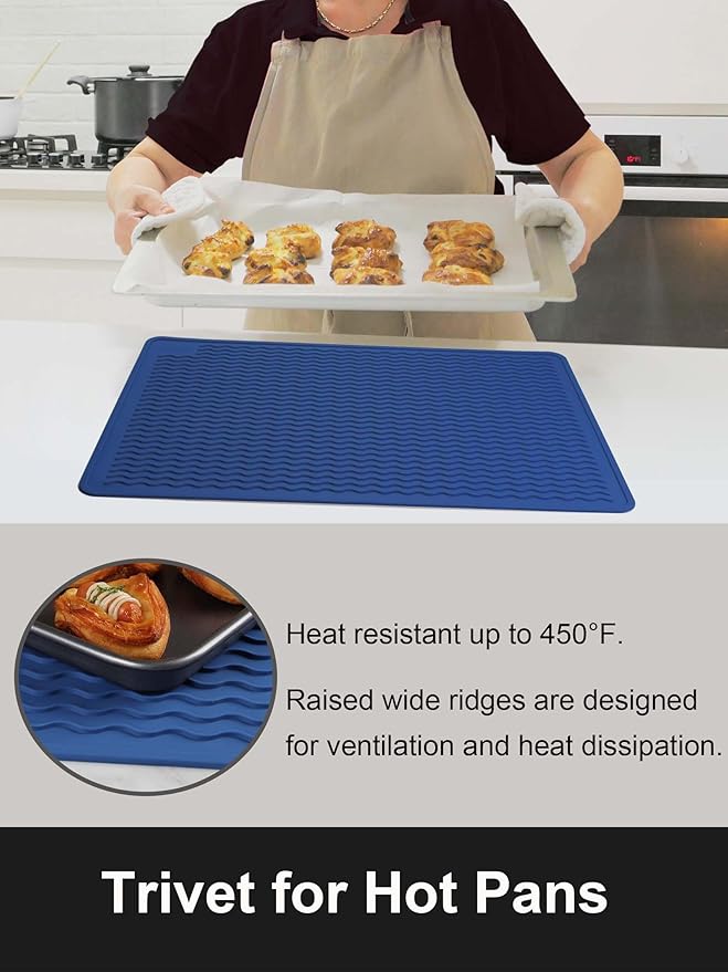 XiFEO Stove Top Covers for Electric Stove, Food Grade Heavy Duty Silicone Glass Stove Top Cover Protector, Induction Cooktop Protector, Heat Resistant Range Ceramic Stove Top Covers Mat, Oven Cover