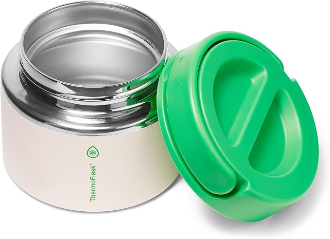 ThermoFlask Insulated Food Jar with Leakproof Lid (12 oz, Desert Bloom) - Stainless Steel Food Containers for Hot & Cold Meals, Lunch, Soup & Snacks