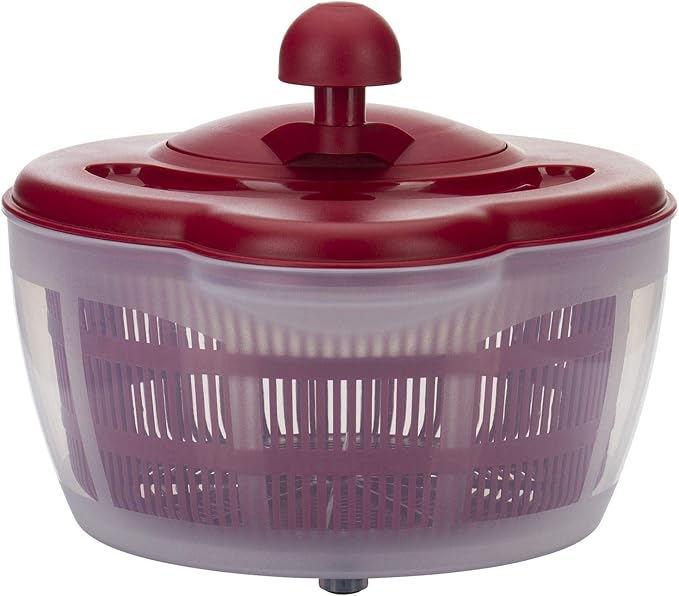 Westmark Germany Vegetable and Salad Spinner with Pouring Spout (Red)