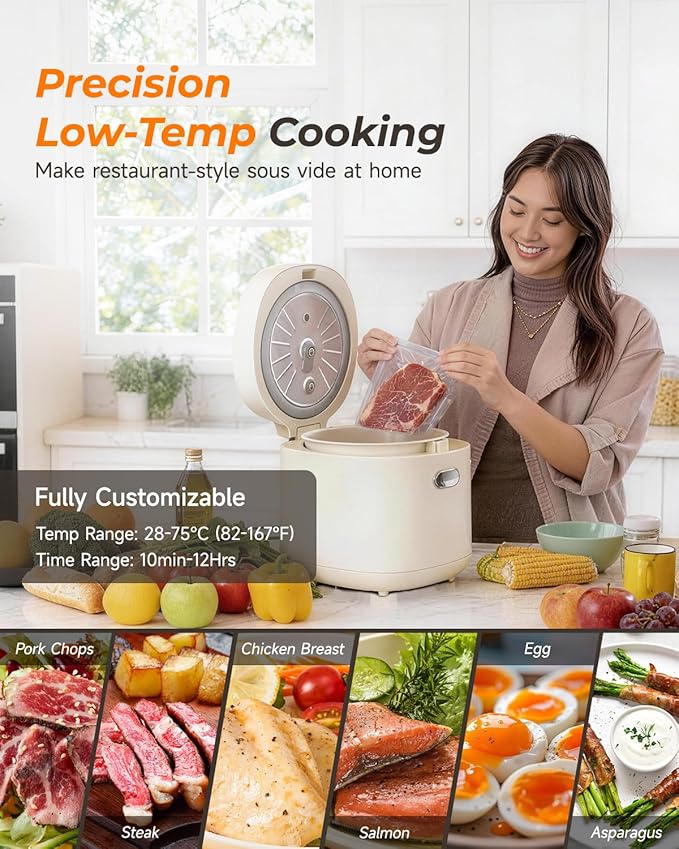 Feekaa Rice Cooker Small, 3-Cup Uncooked (6-Cup Cooked), Compact Mini Rice Cooker Small Kitchen with Ceramic Coated Inner Pot, Rice Maker with 6 Menu Options, 12H Delay Timer, Low Temperature Cooking