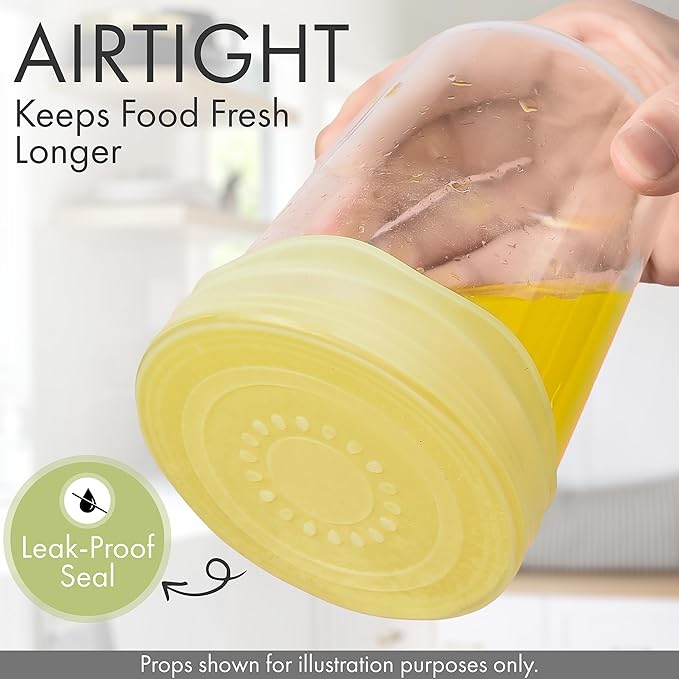Reusable Silicone Stretchable Lids – 6‐Piece Multicolor Food Covers for Bowls, Cups & Containers – Airtight, Leak‑Proof, BPA‑Free, Microwave/Dishwasher/Freezer Safe – Green Hearth