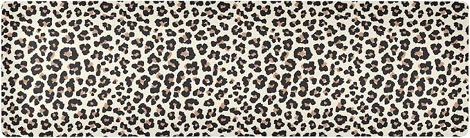 Heat Resistant Table Runner Trivet for Hot Pots and Pans 39 x 12 Inch Long Hot Pad Decorative Table Protector for Kitchen Countertop Leopard Print