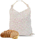 1 PCS Beeswax Bread Bags - 17x13 Inch Reusable Bread Storage Bags,Bees Wax Lined Bread Bags for Home Cooks fresh bread storage Easy Clean (Pink Floral)