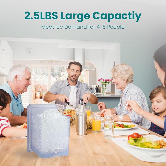 Gevi Adella Ice Basket with 2.5LBS Capacity, Leak Proof Design, Food-Grade Material,ABS