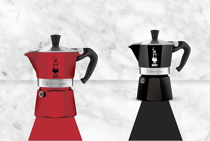 Bialetti 4941 Moka Express Espresso Maker, 1cups, Red