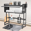 Dish Drying Rack, 75 Cabinet Door Sink Rack Drain Rack Storage Rack，Can Be Installed Over Sinks Less Than 28.35 Inches In Length