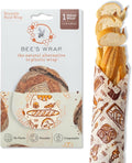 Bee's Wrap Beeswax Wraps for Bread - Beeswax Bread Wrap for Sourdough & Bread Storage - Plastic Free Made in USA Reusable Natural Food Wrap - Bakery Lane