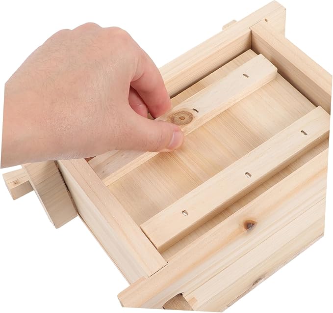 SHOWERORO Homemade Tofu Press Maker Tofu Mold for Bean Curd Easy to Assemble for Home Use for Sushi Press