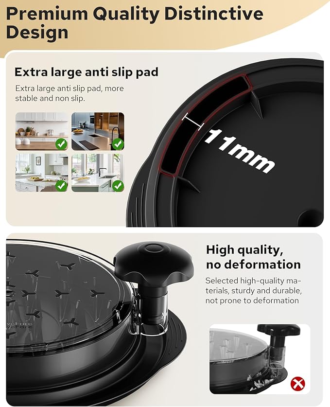 Anti-Slip Base Large Chicken Shredder: Deep Design & Heavy Duty for Chicken/Pork/Beef, Dishwasher Safe & BPA Free, Essential for Cooking Enthusiasts