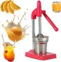 Cast Iron Juicer, Cast Iron Juicer Hand Press, Heavy Duty Hand Press Juice Extractor for Fresh Lemonade Orange Juice, Easy to Use, Home and Kitchen Essentials