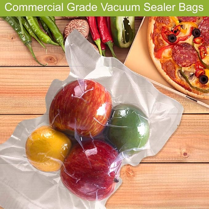 200 Gallon Size 11 x 16 Inch Vacuum Sealer Freezer Storage Machine Bags for Food,Vac Seal a Meal Bags with BPA Free and Heavy Duty Sous Vide Vaccume Seal Safe PreCut Bag