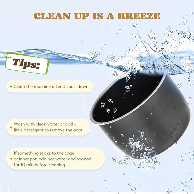 Moongiantgo 8L Black Garlic Fermenter Garlic Fermenting Machine, Easy One-Button Operation Automatic Intelligent Large Capacity Black Garlic Maker with Precise Time Control for 6-16 Days, 110V (8L)
