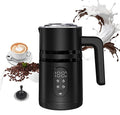Milk Frother, 4 in 1 Electric Milk Steamer for Coffee with Temperature Display, 11.8oz/350ml Detachable Automatic Milk Warmer and Cold Foam Maker for Coffee, Latte, Cappuccino