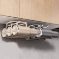 MOJOHAND Water Bottle Organizer for Full Stanley Tumbler with Handle, Pantry Kitchen Organizers and Storage for Cup Accessories, Water Bottle Holder Wine Rack (White- 2pack)